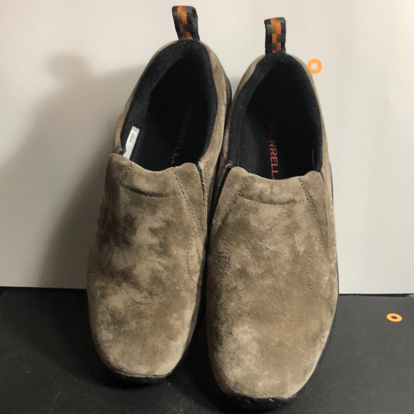 WIDE MERRELL MEN'S JUNGLE MOCCASINS GUNSMOKE GREY - Picture 13 of 16